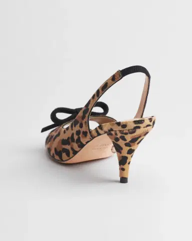 Dior Dior Bow Heeled Slingback Sandal | Thumbnail 4 Dior Dior Bow Heeled Slingback Sandal | Thumbnail 4