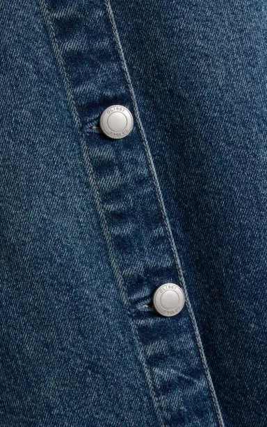 DL1961 x Olympia of Greece Exclusive Addison Denim Overshirt | Thumbnail 7