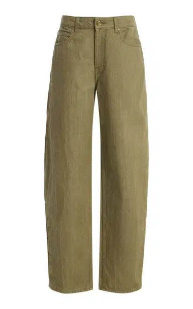 OSSOU Rider Rigid Low-Rise Bowed-Leg Jeans | Thumbnail 1 OSSOU Rider Rigid Low-Rise Bowed-Leg Jeans | Thumbnail 1