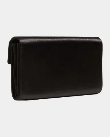 Roger Vivier Crystal Buckle Satin Clutch Bag | Thumbnail 4