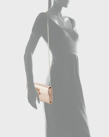 Roger Vivier Envelope Flap Flower Buckle Clutch Bag | Thumbnail 4 Roger Vivier Envelope Flap Flower Buckle Clutch Bag | Thumbnail 4