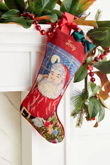 Sferra Personalized Santa Stocking, 19" | Thumbnail 3