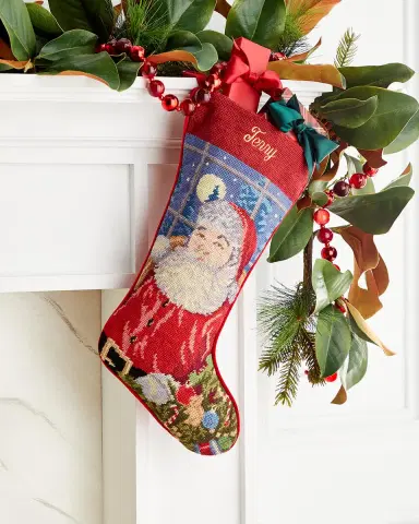 Sferra Personalized Santa Stocking, 19" | Thumbnail 1