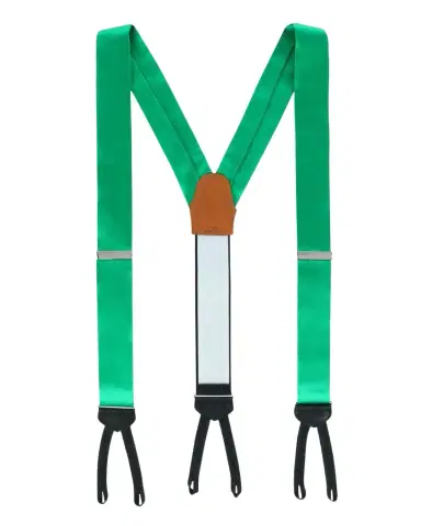 Trafalgar Men's Sutton Solid Silk Suspender Braces | Thumbnail 1 Trafalgar Men's Sutton Solid Silk Suspender Braces | Thumbnail 1