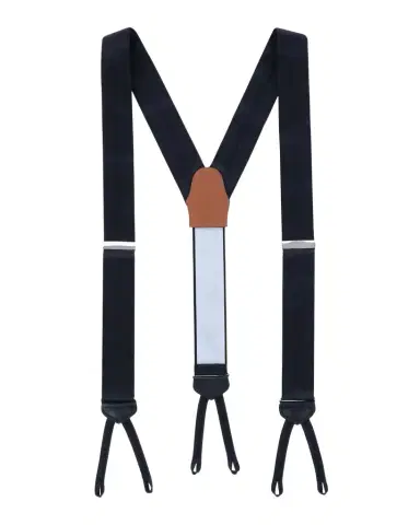Trafalgar Men's Herringbone Silk Suspender Braces | Thumbnail 1 Trafalgar Men's Herringbone Silk Suspender Braces | Thumbnail 1
