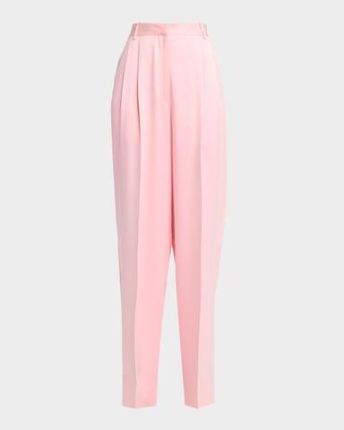 Tom Ford Double Silk Satin Tapered-Leg Trousers | Thumbnail 1