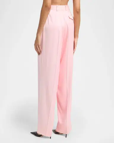 Tom Ford Double Silk Satin Tapered-Leg Trousers | Thumbnail 3
