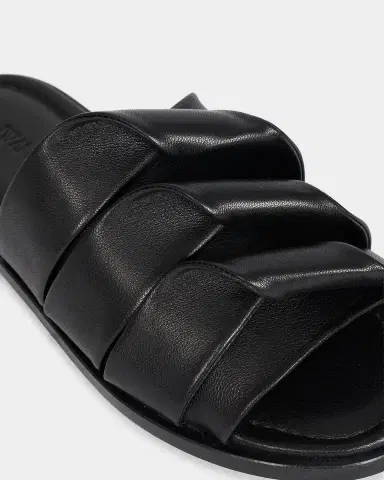 JW Anderson Coil Leather Slide Sandals | Thumbnail 3