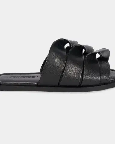 JW Anderson Coil Leather Slide Sandals | Thumbnail 6