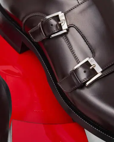 Christian Louboutin Men's Moustachou Double-Monk Strap Loafers | Thumbnail 5