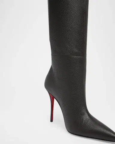 Christian Louboutin 100mm Zependris Leather Over-the-Knee Boots | Thumbnail 3 Christian Louboutin 100mm Zependris Leather Over-the-Knee Boots | Thumbnail 3
