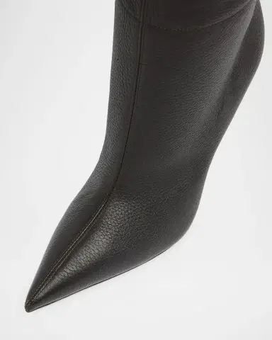 Christian Louboutin 100mm Zependris Leather Over-the-Knee Boots | Thumbnail 4 Christian Louboutin 100mm Zependris Leather Over-the-Knee Boots | Thumbnail 4