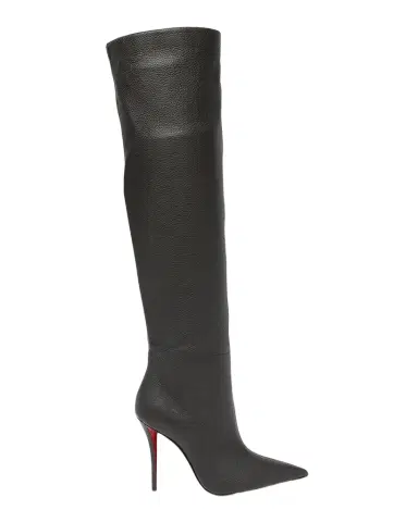 Christian Louboutin 100mm Zependris Leather Over-the-Knee Boots | Thumbnail 1 Christian Louboutin 100mm Zependris Leather Over-the-Knee Boots | Thumbnail 1