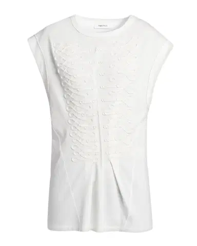 Alexander McQueen Frogging Embroidered Cotton T-Shirt | Thumbnail 1 Alexander McQueen Frogging Embroidered Cotton T-Shirt | Thumbnail 1