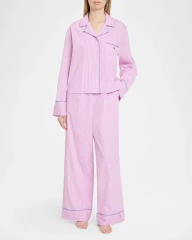 Polo Ralph Lauren Striped Poplin Long-Sleeve Pajama Set | Thumbnail 2 Polo Ralph Lauren Striped Poplin Long-Sleeve Pajama Set | Thumbnail 2