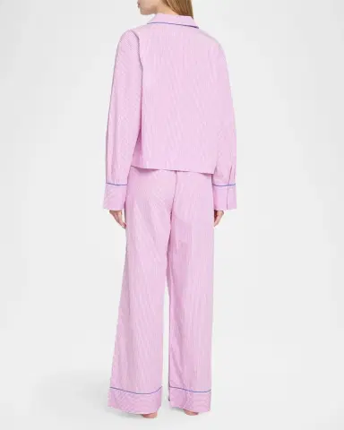 Polo Ralph Lauren Striped Poplin Long-Sleeve Pajama Set | Thumbnail 3 Polo Ralph Lauren Striped Poplin Long-Sleeve Pajama Set | Thumbnail 3