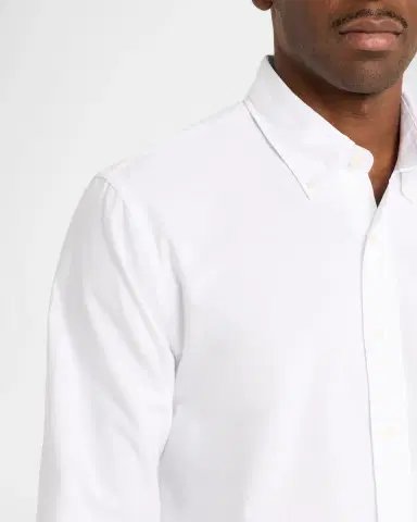 OFFICINE GÉNÉRALE Men's Cotton Oxford Pocket Button-Down Shirt | Thumbnail 5 OFFICINE GÉNÉRALE Men's Cotton Oxford Pocket Button-Down Shirt | Thumbnail 5