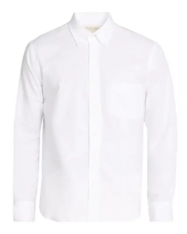 OFFICINE GÉNÉRALE Men's Cotton Oxford Pocket Button-Down Shirt
