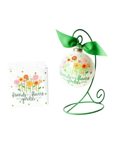 Coton Colors Friends Are Flowers Christmas Ornament with Stand | Thumbnail 2