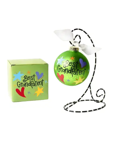 Coton Colors Best Grandparent Christmas Ornament with Stand | Thumbnail 2