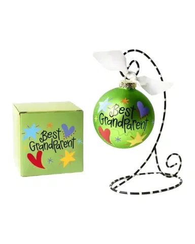 Coton Colors Best Grandparent Christmas Ornament with Stand | Thumbnail 1