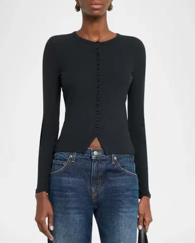 Frame The Rib Splay Top | Thumbnail 4