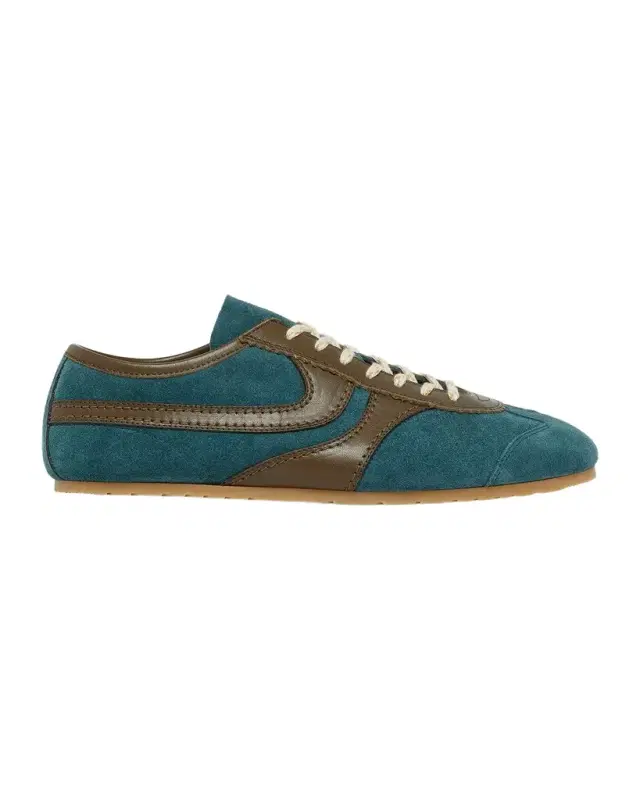 Dries Van Noten Mixed Leather Retro Runner Sneakers