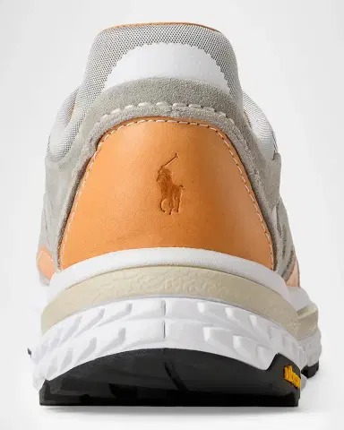 Polo Ralph Lauren Men's Modern Trainer 200 Suede-Paneled Sneakers | Thumbnail 2