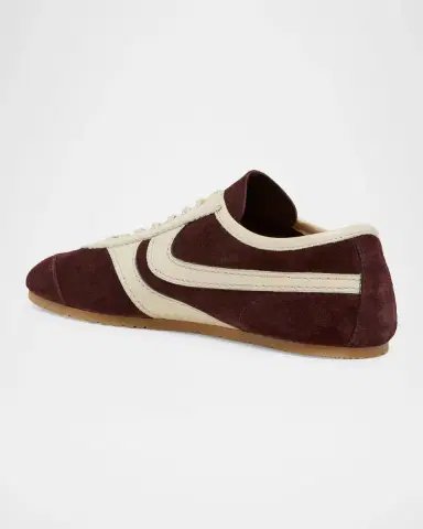 Dries Van Noten Mixed Leather Retro Runner Sneakers | Thumbnail 2