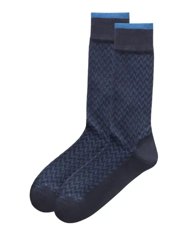 Men's Herringbone Crew Socks Men's Herringbone Crew Socks