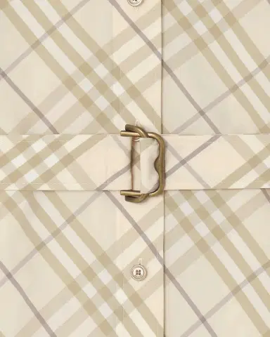 Burberry Georgina Check Belted Cotton Mini Shirtdress | Thumbnail 5 Burberry Georgina Check Belted Cotton Mini Shirtdress | Thumbnail 5