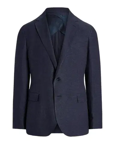 Ralph Lauren Purple Label Men's Hadley Hand-Tailored Silk-Linen Jacket | Thumbnail 1