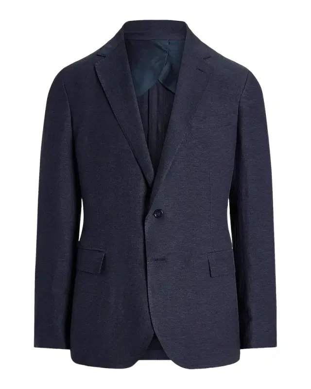 Ralph Lauren Purple Label Men's Hadley Hand-Tailored Silk-Linen Jacket