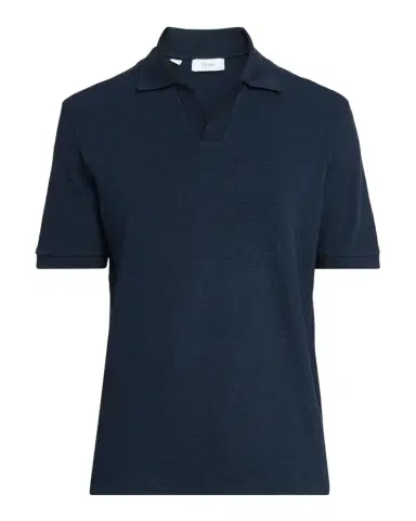 Eton Men's Waffle Open-Collar Polo Shirt | Thumbnail 1 Eton Men's Waffle Open-Collar Polo Shirt | Thumbnail 1