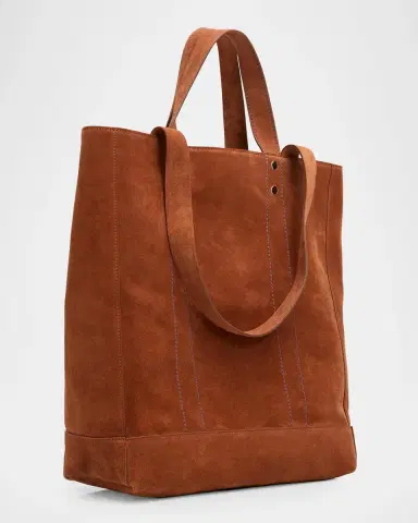Marni Men's Suede North/South Tote Bag | Thumbnail 3 Marni Men's Suede North/South Tote Bag | Thumbnail 3