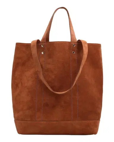 Marni Men's Suede North/South Tote Bag | Thumbnail 1 Marni Men's Suede North/South Tote Bag | Thumbnail 1
