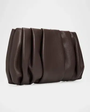 Brunello Cucinelli Pleated Leather Clutch Bag | Thumbnail 4 Brunello Cucinelli Pleated Leather Clutch Bag | Thumbnail 4