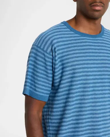 The Elder Statesman Men's Stripe Boxy-Fit Crewneck T-Shirt | Thumbnail 5