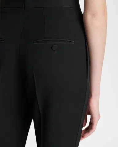 Tom Ford Sharp Grain De Poudre Straight-Leg Trousers | Thumbnail 5