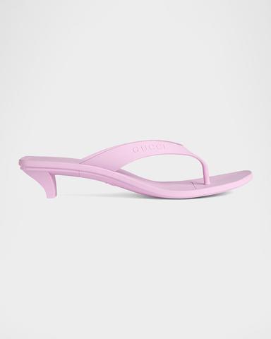 Gucci 35mm Vittoria Rubber Thong Sandals | Thumbnail 1 Gucci 35mm Vittoria Rubber Thong Sandals | Thumbnail 1