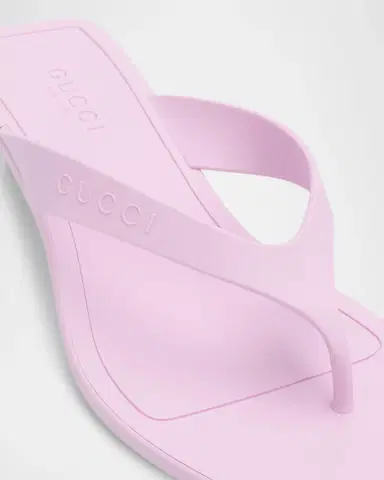 Gucci 35mm Vittoria Rubber Thong Sandals | Thumbnail 5 Gucci 35mm Vittoria Rubber Thong Sandals | Thumbnail 5
