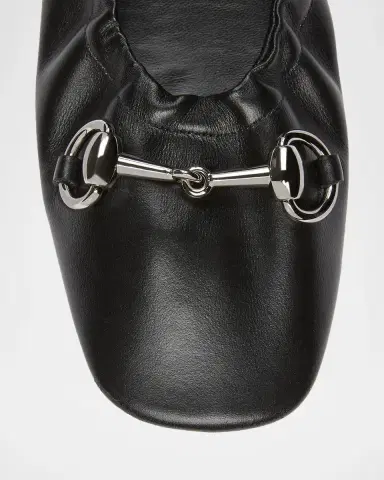 Gucci Prima Leather Ballerina Flats | Thumbnail 4 Gucci Prima Leather Ballerina Flats | Thumbnail 4