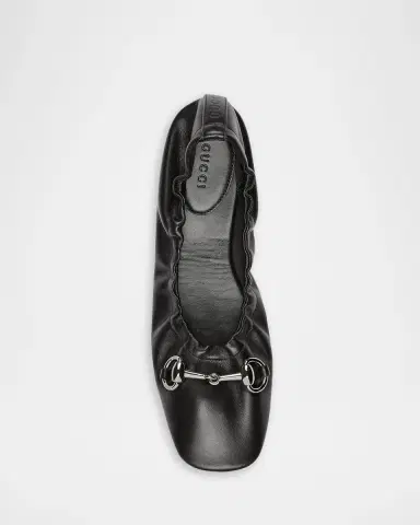 Gucci Prima Leather Ballerina Flats | Thumbnail 5 Gucci Prima Leather Ballerina Flats | Thumbnail 5