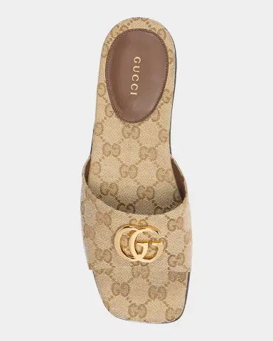 Gucci Marmont GG Canvas Slide Sandals | Thumbnail 4 Gucci Marmont GG Canvas Slide Sandals | Thumbnail 4