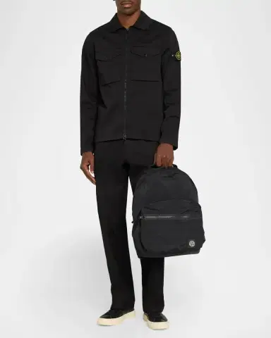 Stone Island Men's Nylon Compass-Label Backpack | Thumbnail 5 Stone Island Men's Nylon Compass-Label Backpack | Thumbnail 5