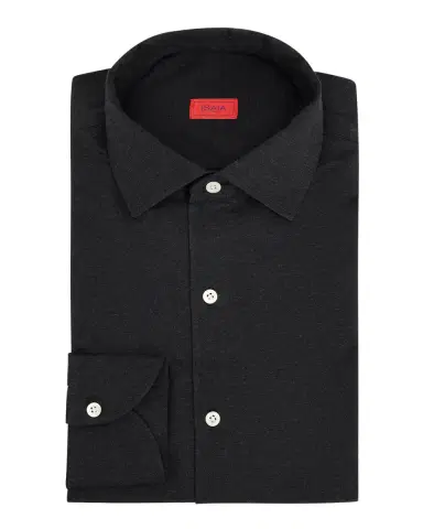 Isaia Men's Cotton and Linen Solid Dress Shirt | Thumbnail 3 Isaia Men's Cotton and Linen Solid Dress Shirt | Thumbnail 3