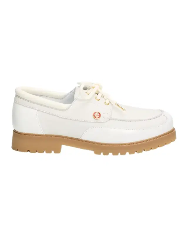 Casablanca Men's Hideki Leather Boat Shoes