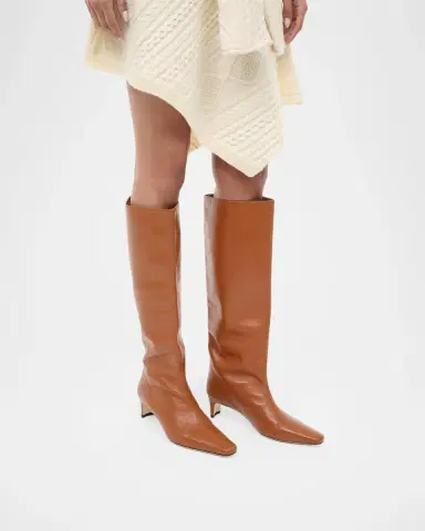 Staud Wally Leather Knee-High Boots | Thumbnail 2