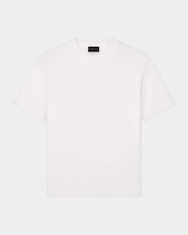 Emporio Armani Men's Cotton Jacquard T-Shirt
