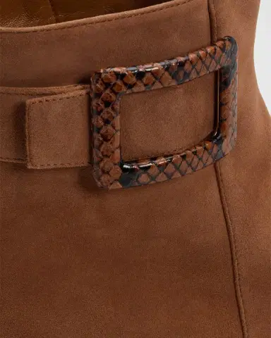 Roger Vivier Tres Vivier Polly 45MM Suede Booties | Thumbnail 5 Roger Vivier Tres Vivier Polly 45MM Suede Booties | Thumbnail 5